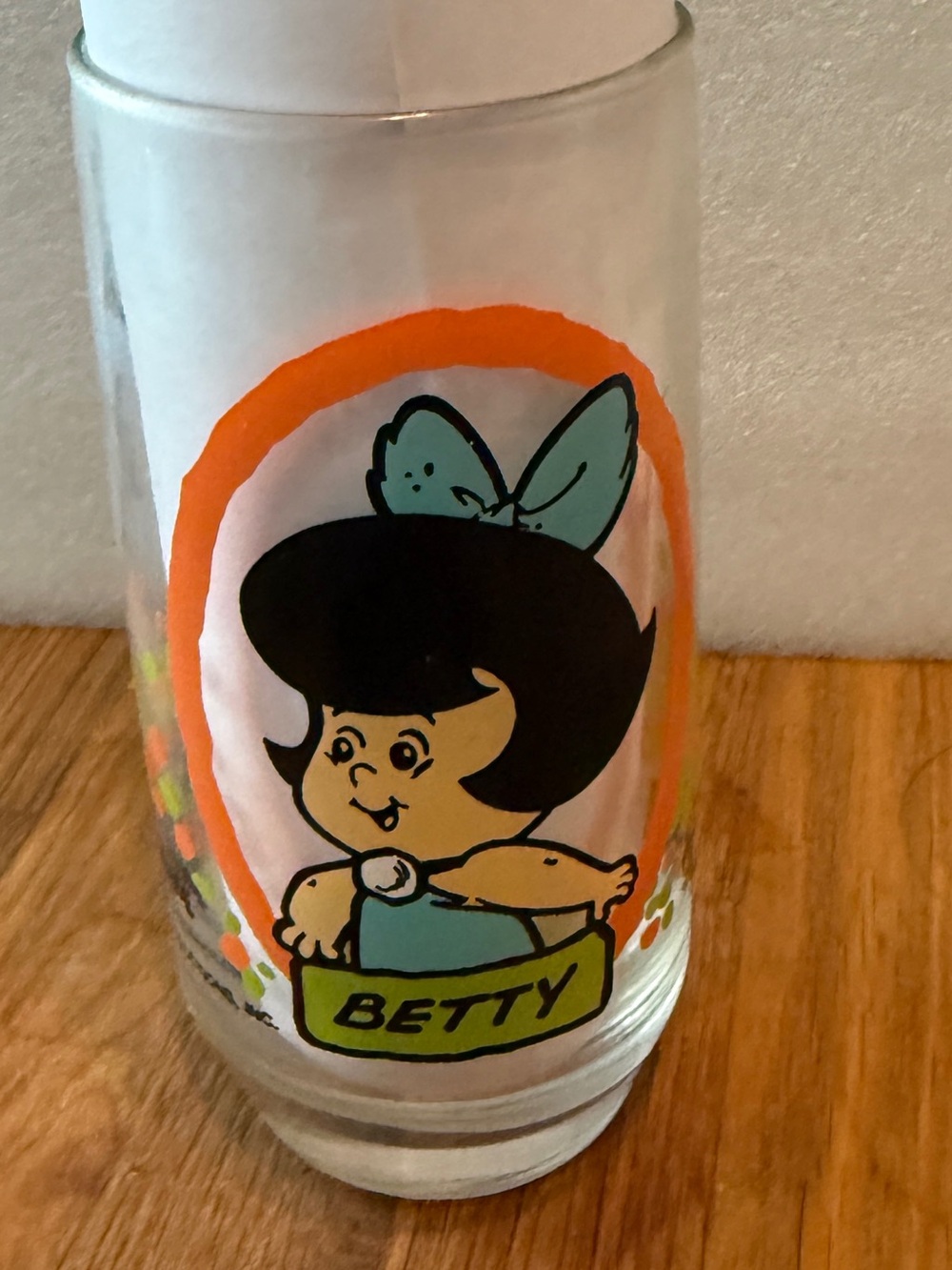 1986 Vintage Pizza Hut Collector Flintstone  kids Betty